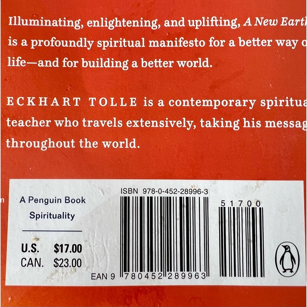 A New Earth: Awakening to Your Life's Purpose -- Eckhart Tolle - Picture 5 of 8